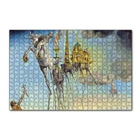 Cakapuzzle Salvador Dali Ve Gerçeküstü Fil İmgeleri Görseli 120 Parça Ahşap Puzzle