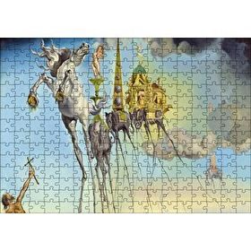 Cakapuzzle Salvador Dali Ve Gerçeküstü Fil İmgeleri Görseli 120 Parça Ahşap Puzzle