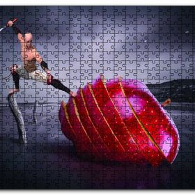 Cakapuzzle Samuray Dilimlenmiş Kırmızı Elma Ahşap 1000 Parça Puzzle