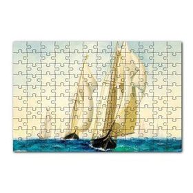 Cakapuzzle Sanat Eseri Yelkenli Gemi Boyama Duvar Kağıdı 120 Parça Puzzle