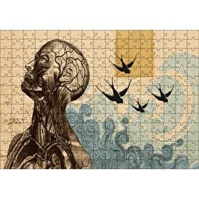 Cakapuzzle Sanatsal Anatomi 120 Parça Ahşap Puzzle