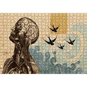 Cakapuzzle Sanatsal Anatomi Mdf 500 Parça Puzzle