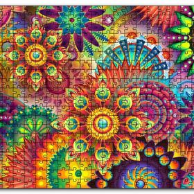 Cakapuzzle Sanrılar Dünyasında Şekiller Mdf 1000 Parça Puzzle