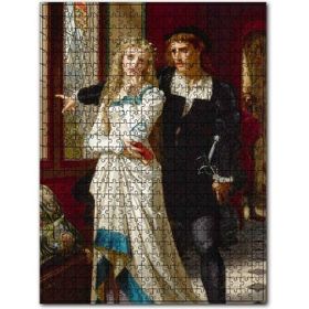 Cakapuzzle Sarayda Bir Hanımefendi ve Şövalye Ahşap 255 Parça Puzzle