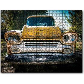 Cakapuzzle Sarı Eski Chevrolet Kamyonet 120 Parça Puzzle