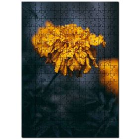 Cakapuzzle Sarı Karanfil Çiçeği Görseli Mdf 1000 Parça Puzzle