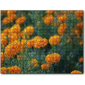 Cakapuzzle Sarı Karanfiller Görseli Mdf 120 Parça Puzzle