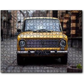 Cakapuzzle Sarı Lada Otomobil Mdf 500 Parça Puzzle