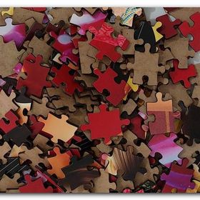 Cakapuzzle Sarı Otların Arasındaki Kaplan Mdf 1000 Parça Puzzle