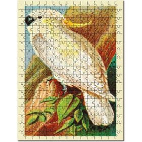 Cakapuzzle Sarı Tepeli Kakadu Kuş Görseli Mdf 255 Parça Puzzle
