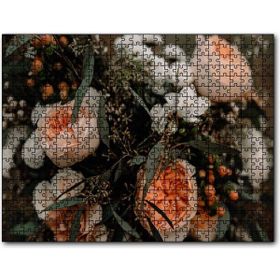 Cakapuzzle Sarı Turuncu Beyaz Çiçekler 255 Parça Puzzle