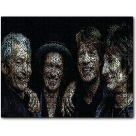 Cakapuzzle Şarkı Sözlerinden Mozaik Portre 120 Parça Ahşap Puzzle