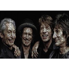 Cakapuzzle Şarkı Sözlerinden Mozaik Portre 120 Parça Ahşap Puzzle