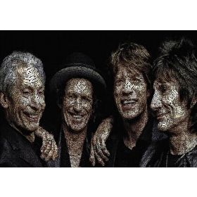 Cakapuzzle Şarkı Sözlerinden Mozaik Portre 255 Parça Ahşap Puzzle