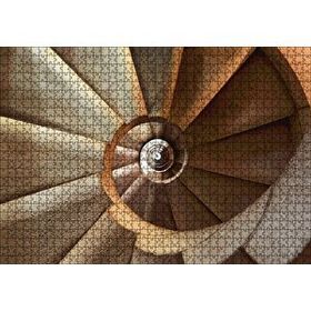 Cakapuzzle Sarmal Merdiven Üstten Görünüş 120 Parça Ahşap Puzzle