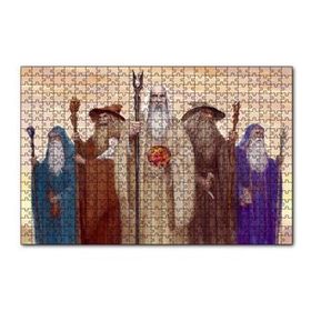 Cakapuzzle Saruman ve Kötü Büyücüler 120 Parça Ahşap Puzzle