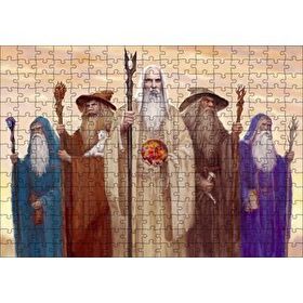 Cakapuzzle Saruman ve Kötü Büyücüler 120 Parça Ahşap Puzzle