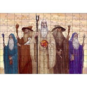 Cakapuzzle Saruman ve Kötü Büyücüler Mdf 120 Parça Puzzle