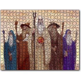 Cakapuzzle Saruman ve Kötü Büyücüler Mdf 500 Parça Puzzle