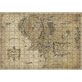 Cakapuzzle Sauron Gözünde Orta Dünya Haritası Mordor 255 Parça Puzzle