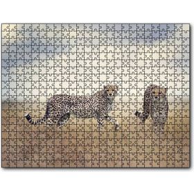 Cakapuzzle Savanada Av Hazırlığındaki Çitalar Mdf 120 Parça Puzzle