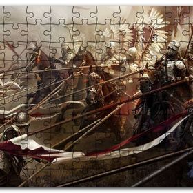 Cakapuzzle Savaş Meydanı Polonyalı Kanatlı Hafif Süvari Mdf 255 Parça Puzzle