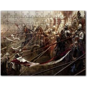 Cakapuzzle Savaş Meydanı Polonyalı Kanatlı Hafif Süvari Mdf 255 Parça Puzzle