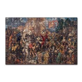 Cakapuzzle Savaş Sahnesi Karmaşa 120 Parça Ahşap Puzzle