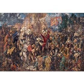 Cakapuzzle Savaş Sahnesi Karmaşa 120 Parça Ahşap Puzzle