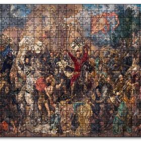 Cakapuzzle Savaş Sahnesi Karmaşa Mdf 120 Parça Puzzle