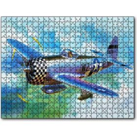 Cakapuzzle Savaş Uçağı Tuval Mdf 120 Parça Puzzle