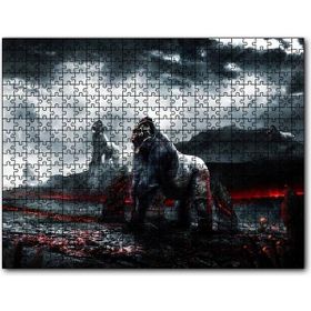 Cakapuzzle Savaşçı Goriller ve Lav Denizi 255 Parça Puzzle