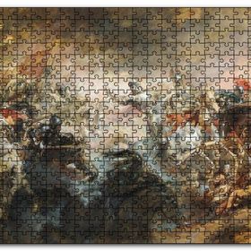 Cakapuzzle Savaşta Atlılar Mdf 500 Parça Puzzle