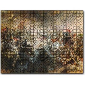 Cakapuzzle Savaşta Atlılar Mdf 500 Parça Puzzle