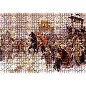 Cakapuzzle Savaştan Dönen Komutanın Şehre Girişi 120 Parça Ahşap Puzzle