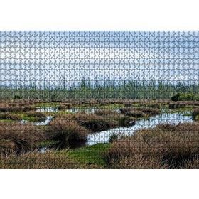 Cakapuzzle Sazlıklar ve Su Kenarında Otlar 120 Parça Ahşap Puzzle