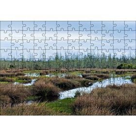Cakapuzzle Sazlıklar ve Su Kenarında Otlar 120 Parça Ahşap Puzzle