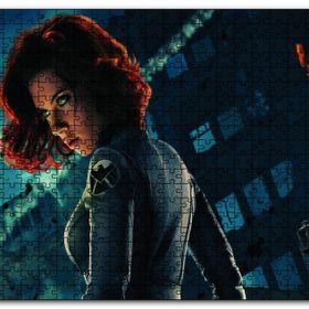 Cakapuzzle Scarlett Johansson Profil Mdf 120 Parça Puzzle