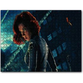Cakapuzzle Scarlett Johansson Profil Mdf 120 Parça Puzzle