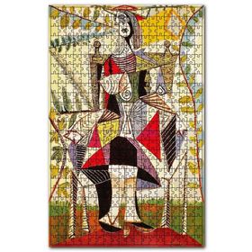 Cakapuzzle Seated Woman İn A Garden 1938 By Picasso Ahşap 255 Parça Puzzle