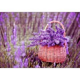 Cakapuzzle Sepette Lavantalar 120 Parça Ahşap Puzzle