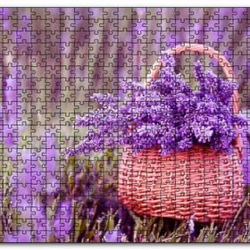 Cakapuzzle Sepette Lavantalar Mdf 120 Parça Puzzle