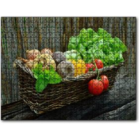 Cakapuzzle Sepette Taze Sebzeler Mdf 120 Parça Puzzle