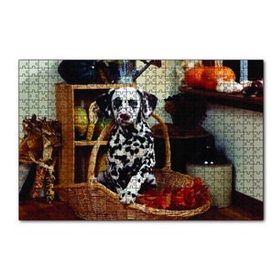 Cakapuzzle Sepetteki Dalmaçyalı 120 Parça Ahşap Puzzle