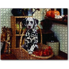 Cakapuzzle Sepetteki Dalmaçyalı Ahşap 1000 Parça Puzzle