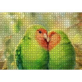 Cakapuzzle Sevda Kuşları 120 Parça Ahşap Puzzle