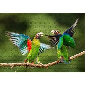 Cakapuzzle Sevda Papağanları 120 Parça Ahşap Puzzle