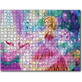 Cakapuzzle Sevimli Barbi Bebekler ve Pegassus Görseli Mdf 1000 Parça Puzzle