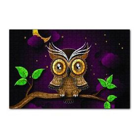 Cakapuzzle Sevimli Baykuş 120 Parça Ahşap Puzzle
