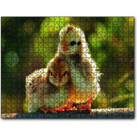 Cakapuzzle Sevimli Civcivler Ahşap 1000 Parça Puzzle
